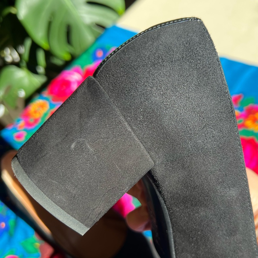 Margaux The Heel - Black Suede - 37 Wide - Picture 8 of 11
